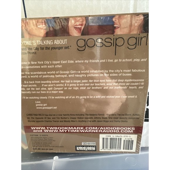 GOSSIP GIRL AUDIO.BOOK 2CDS  NEW SEALED‎ - Picture 2 of 2